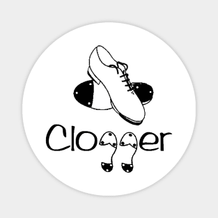 Clogger Shoes BLk Magnet